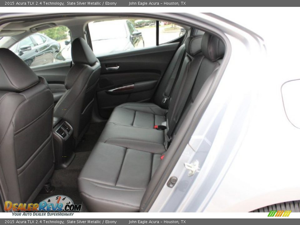 2015 Acura TLX 2.4 Technology Slate Silver Metallic / Ebony Photo #13
