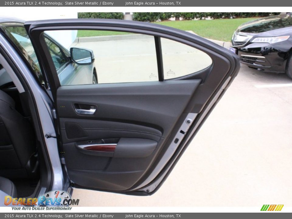2015 Acura TLX 2.4 Technology Slate Silver Metallic / Ebony Photo #16