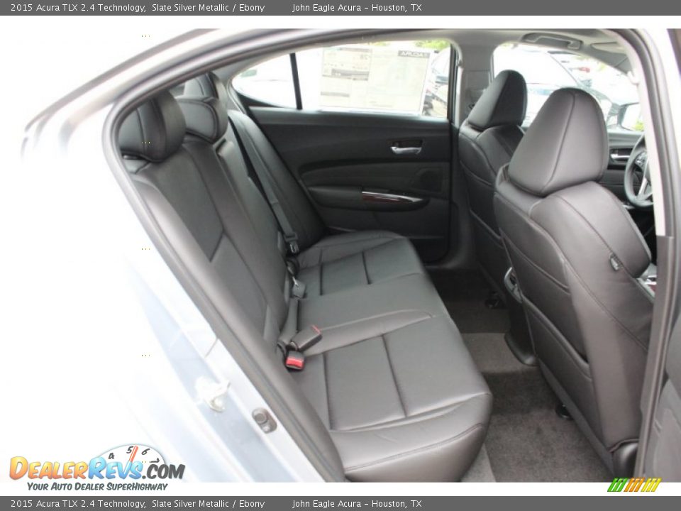 2015 Acura TLX 2.4 Technology Slate Silver Metallic / Ebony Photo #17