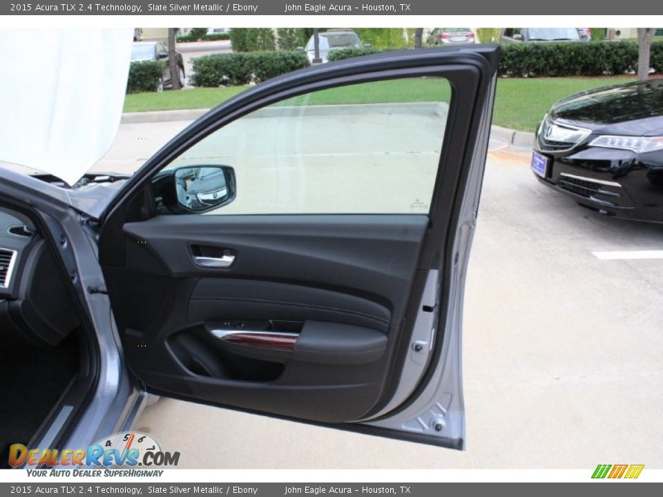 2015 Acura TLX 2.4 Technology Slate Silver Metallic / Ebony Photo #18