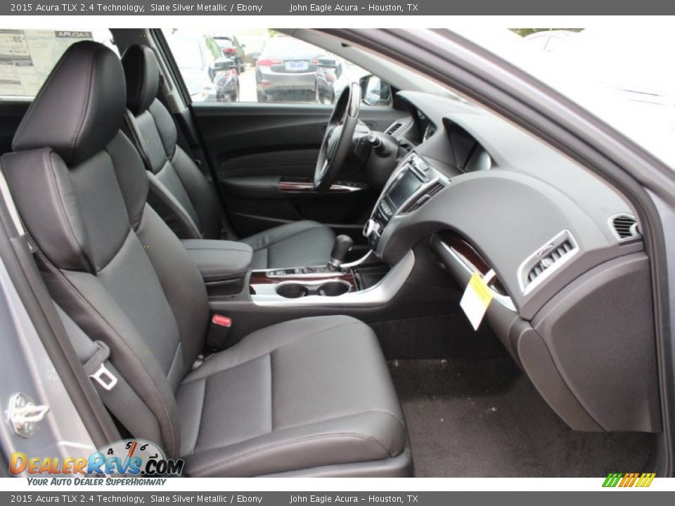 2015 Acura TLX 2.4 Technology Slate Silver Metallic / Ebony Photo #19