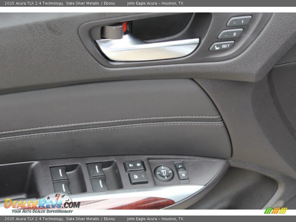 2015 Acura TLX 2.4 Technology Slate Silver Metallic / Ebony Photo #22