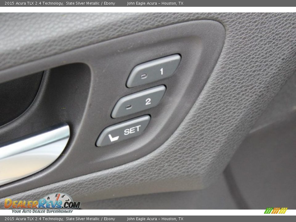 2015 Acura TLX 2.4 Technology Slate Silver Metallic / Ebony Photo #23