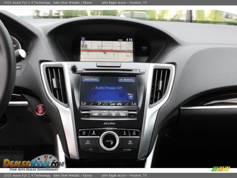 2015 Acura TLX 2.4 Technology Slate Silver Metallic / Ebony Photo #30