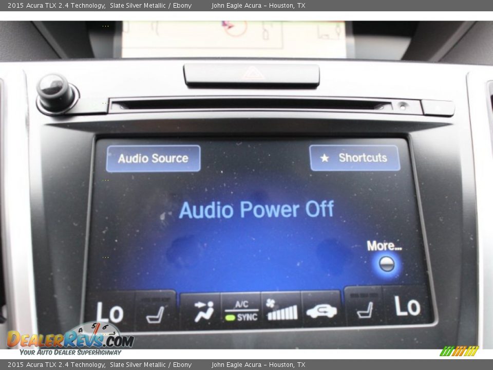 2015 Acura TLX 2.4 Technology Slate Silver Metallic / Ebony Photo #32