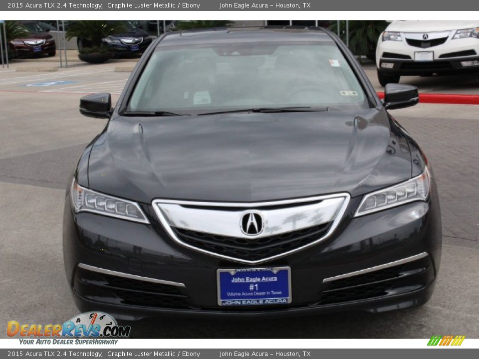 2015 Acura TLX 2.4 Technology Graphite Luster Metallic / Ebony Photo #2