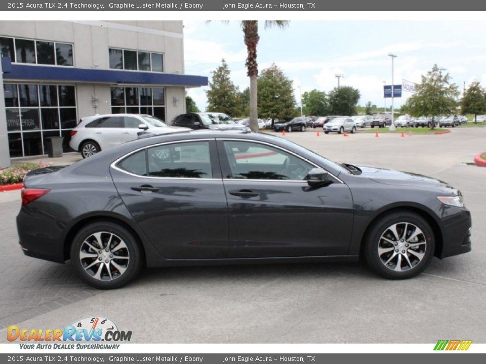 Graphite Luster Metallic 2015 Acura TLX 2.4 Technology Photo #8