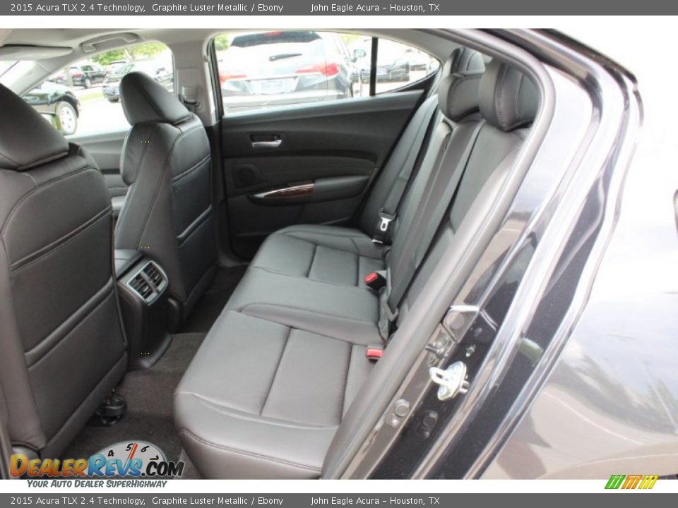 Rear Seat of 2015 Acura TLX 2.4 Technology Photo #13