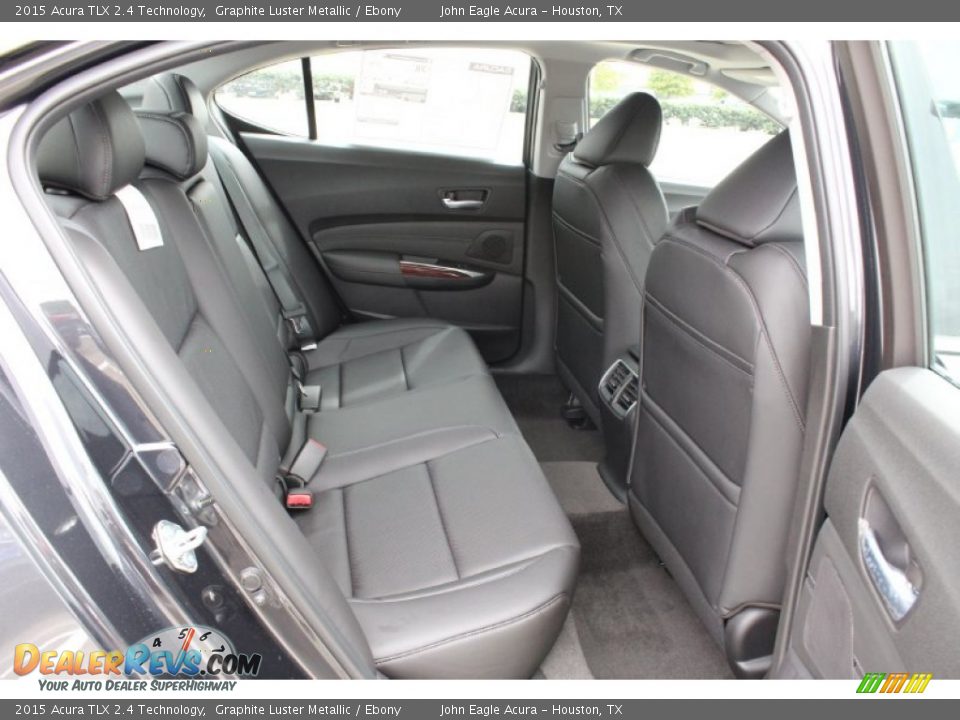 Rear Seat of 2015 Acura TLX 2.4 Technology Photo #17