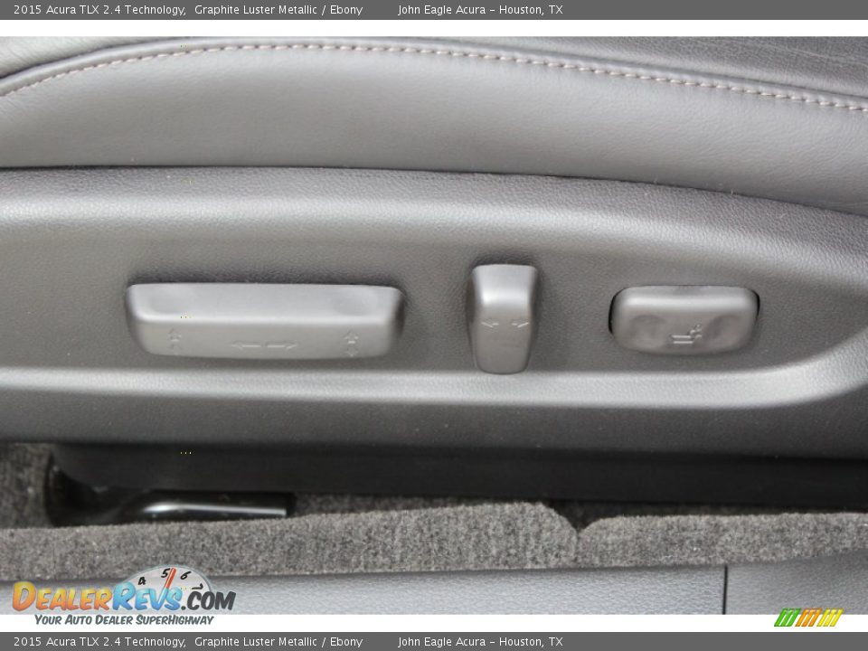 2015 Acura TLX 2.4 Technology Graphite Luster Metallic / Ebony Photo #21