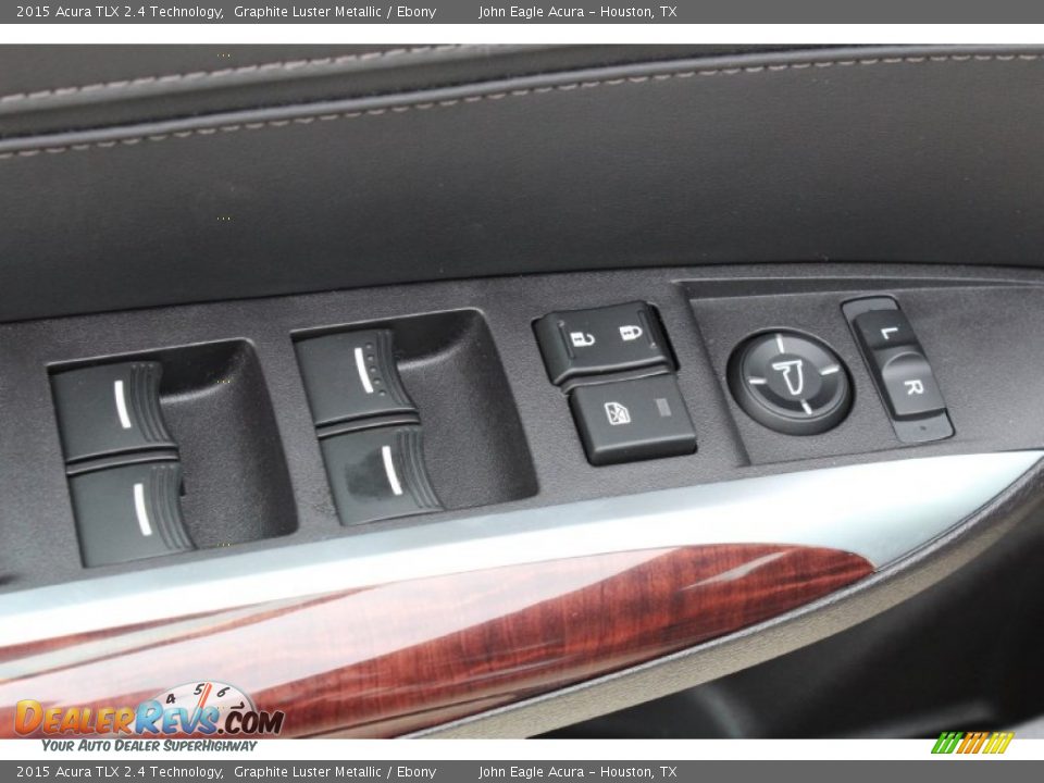 2015 Acura TLX 2.4 Technology Graphite Luster Metallic / Ebony Photo #24