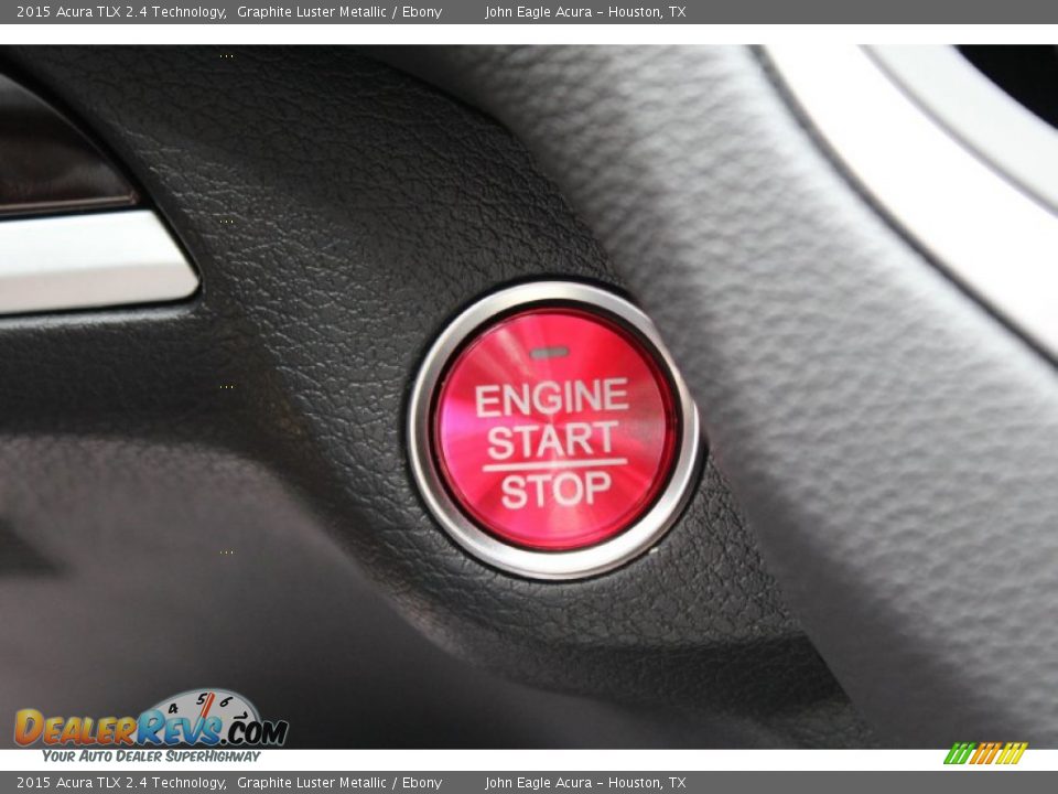 2015 Acura TLX 2.4 Technology Graphite Luster Metallic / Ebony Photo #25