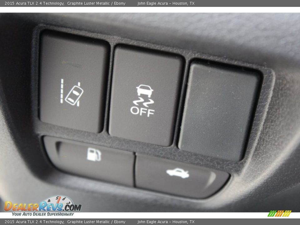 2015 Acura TLX 2.4 Technology Graphite Luster Metallic / Ebony Photo #26