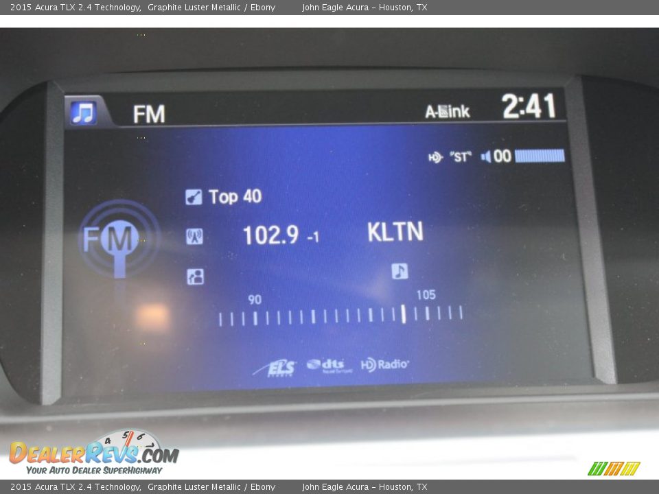 2015 Acura TLX 2.4 Technology Graphite Luster Metallic / Ebony Photo #31