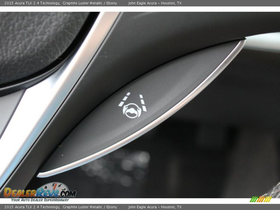2015 Acura TLX 2.4 Technology Graphite Luster Metallic / Ebony Photo #36