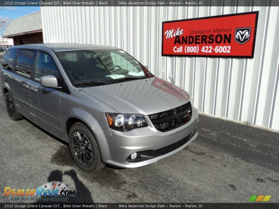 2015 Dodge Grand Caravan SXT Billet Silver Metallic / Black Photo #1
