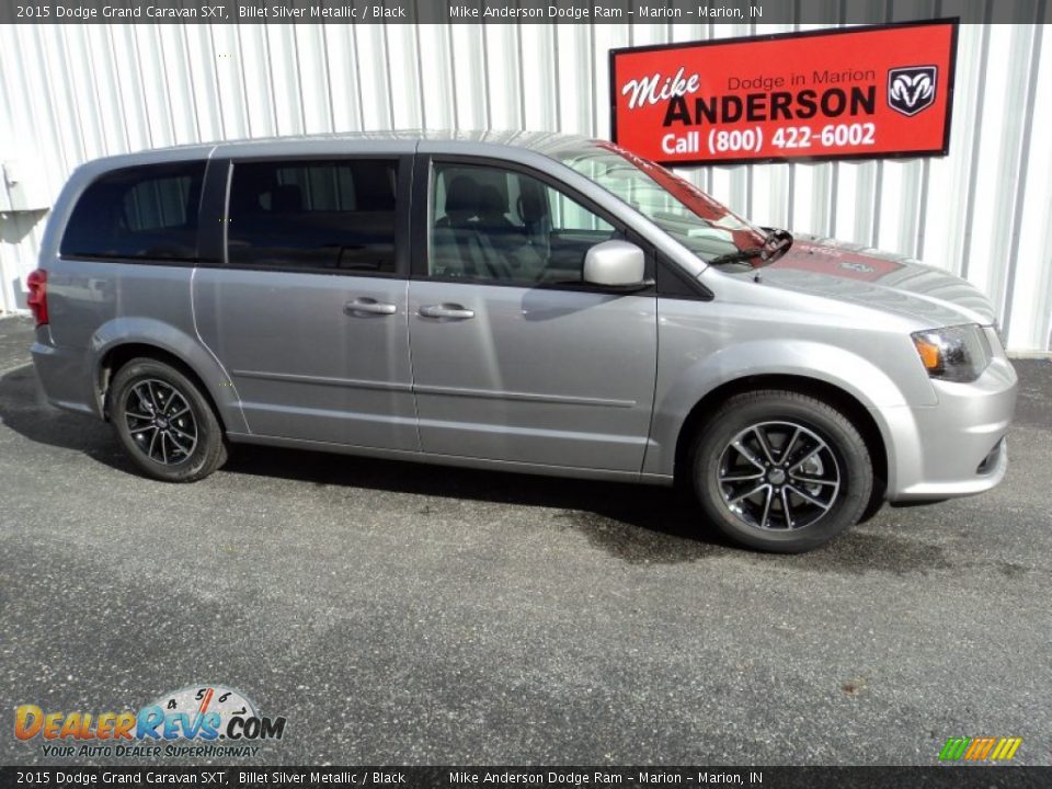 2015 Dodge Grand Caravan SXT Billet Silver Metallic / Black Photo #2