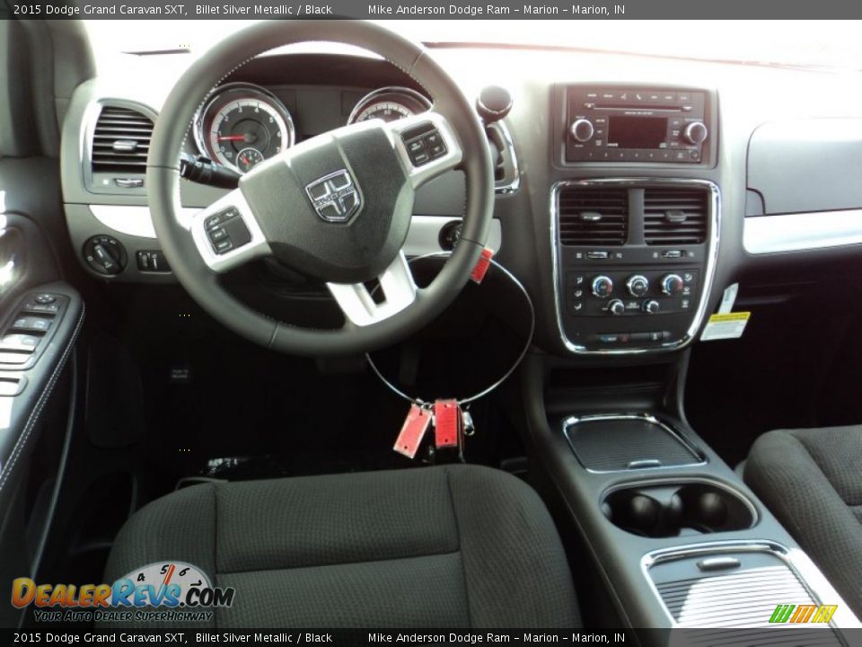 2015 Dodge Grand Caravan SXT Billet Silver Metallic / Black Photo #4