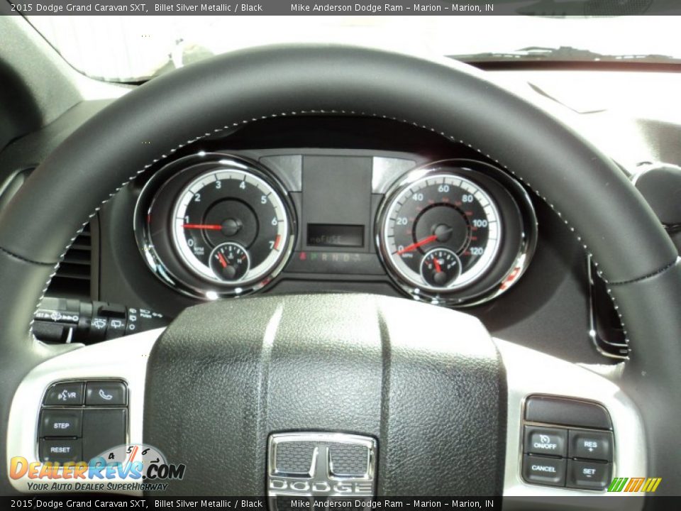 2015 Dodge Grand Caravan SXT Billet Silver Metallic / Black Photo #7