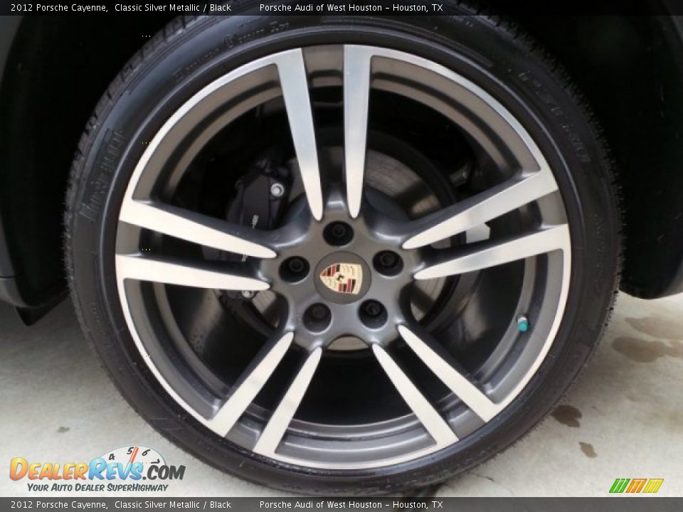 2012 Porsche Cayenne Classic Silver Metallic / Black Photo #11