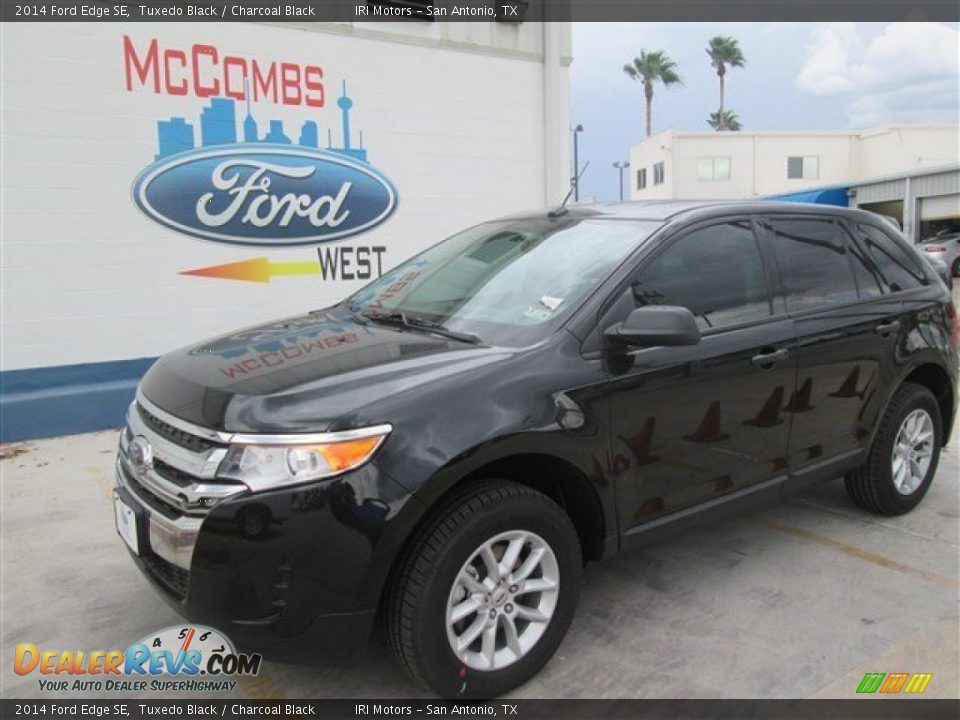 2014 Ford Edge SE Tuxedo Black / Charcoal Black Photo #1