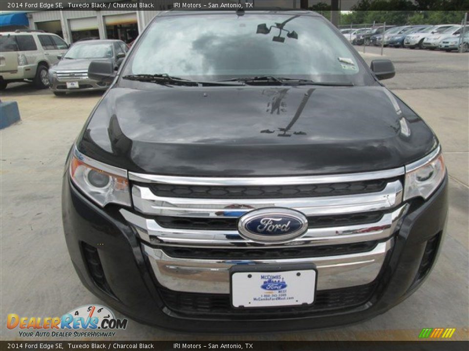 2014 Ford Edge SE Tuxedo Black / Charcoal Black Photo #3