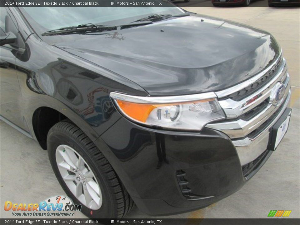 2014 Ford Edge SE Tuxedo Black / Charcoal Black Photo #4