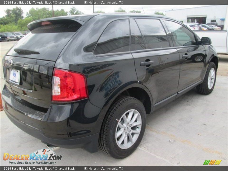 2014 Ford Edge SE Tuxedo Black / Charcoal Black Photo #7