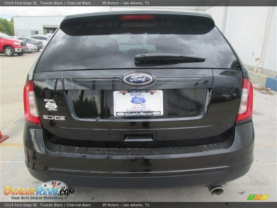 2014 Ford Edge SE Tuxedo Black / Charcoal Black Photo #9