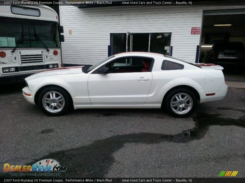 Performance White 2007 Ford Mustang V6 Premium Coupe Photo #5