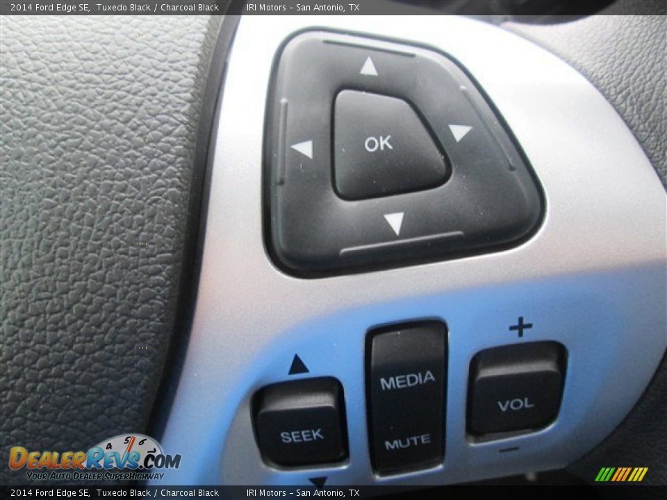2014 Ford Edge SE Tuxedo Black / Charcoal Black Photo #21