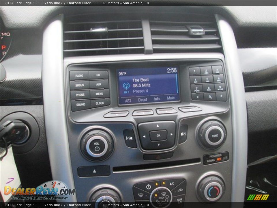 2014 Ford Edge SE Tuxedo Black / Charcoal Black Photo #24