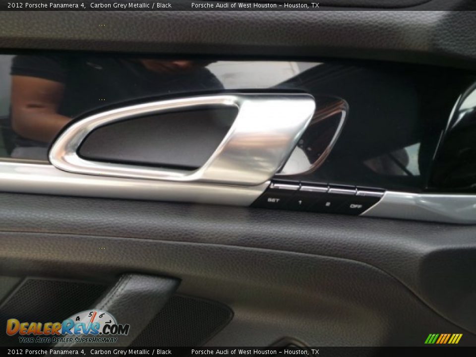 2012 Porsche Panamera 4 Carbon Grey Metallic / Black Photo #14