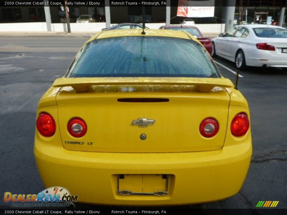 2009 Chevrolet Cobalt LT Coupe Rally Yellow / Ebony Photo #15
