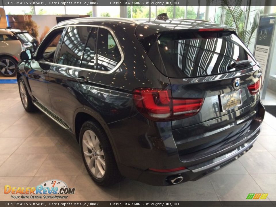 2015 BMW X5 xDrive35i Dark Graphite Metallic / Black Photo #2