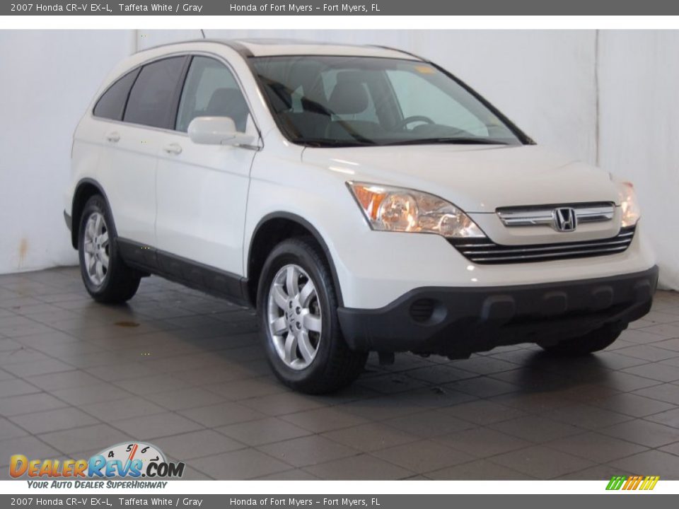 2007 Honda CR-V EX-L Taffeta White / Gray Photo #1