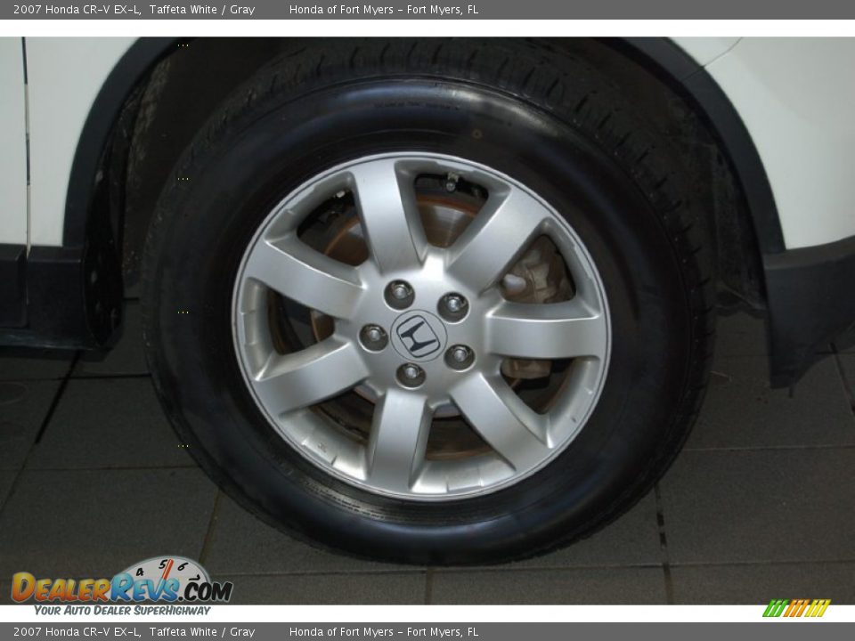 2007 Honda CR-V EX-L Taffeta White / Gray Photo #4