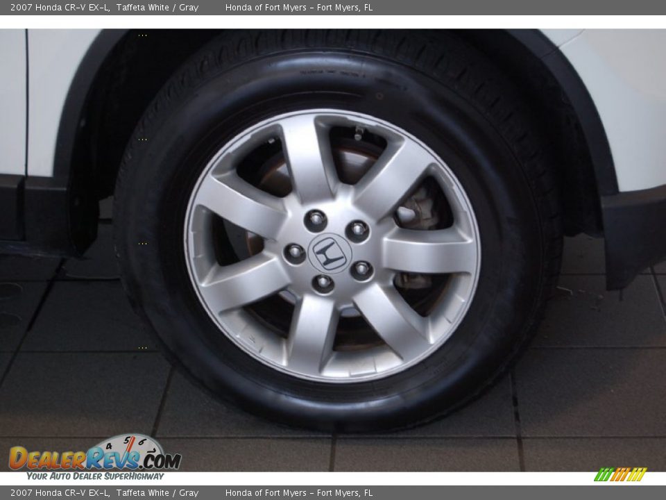 2007 Honda CR-V EX-L Taffeta White / Gray Photo #5