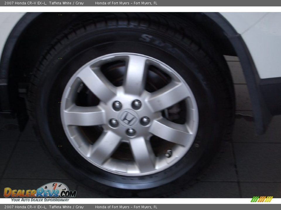 2007 Honda CR-V EX-L Taffeta White / Gray Photo #9
