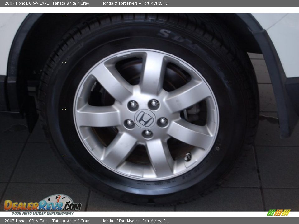 2007 Honda CR-V EX-L Taffeta White / Gray Photo #10