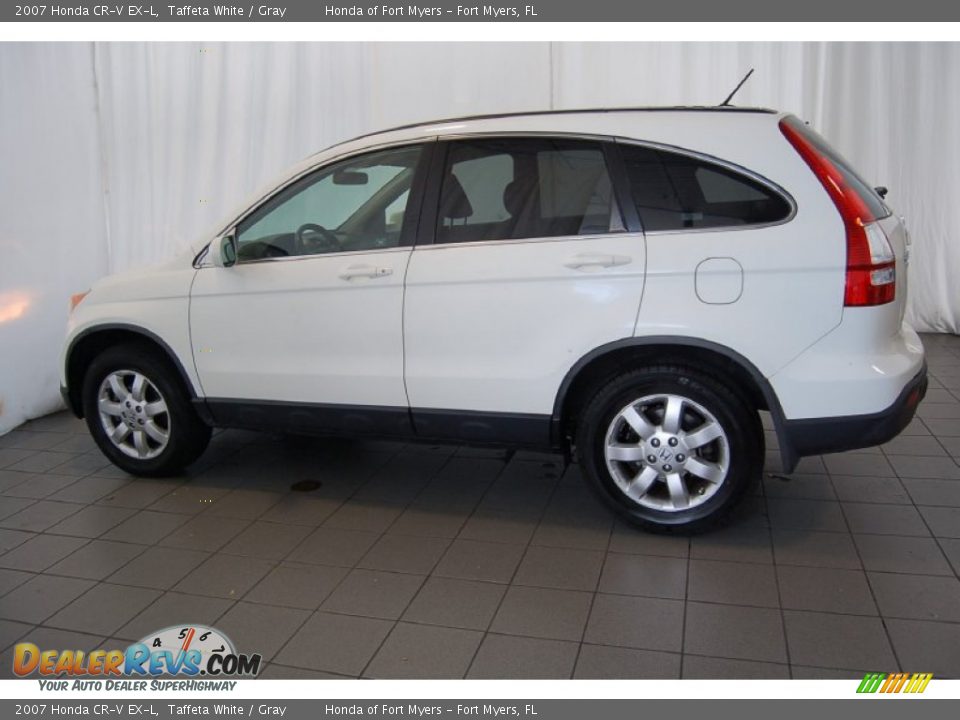 2007 Honda CR-V EX-L Taffeta White / Gray Photo #11