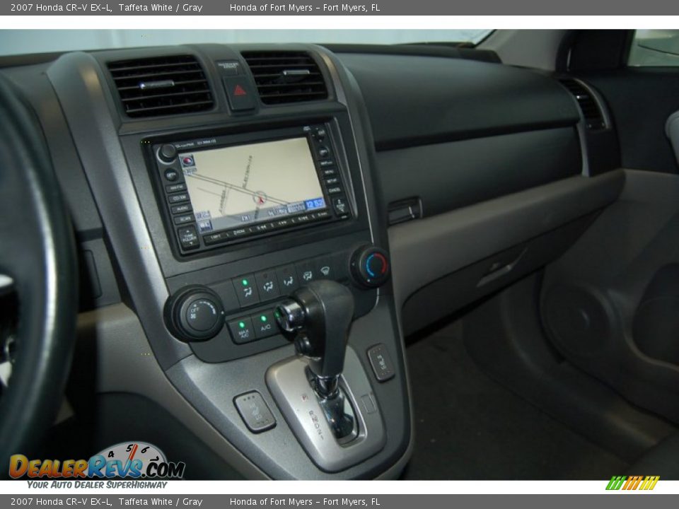 2007 Honda CR-V EX-L Taffeta White / Gray Photo #15