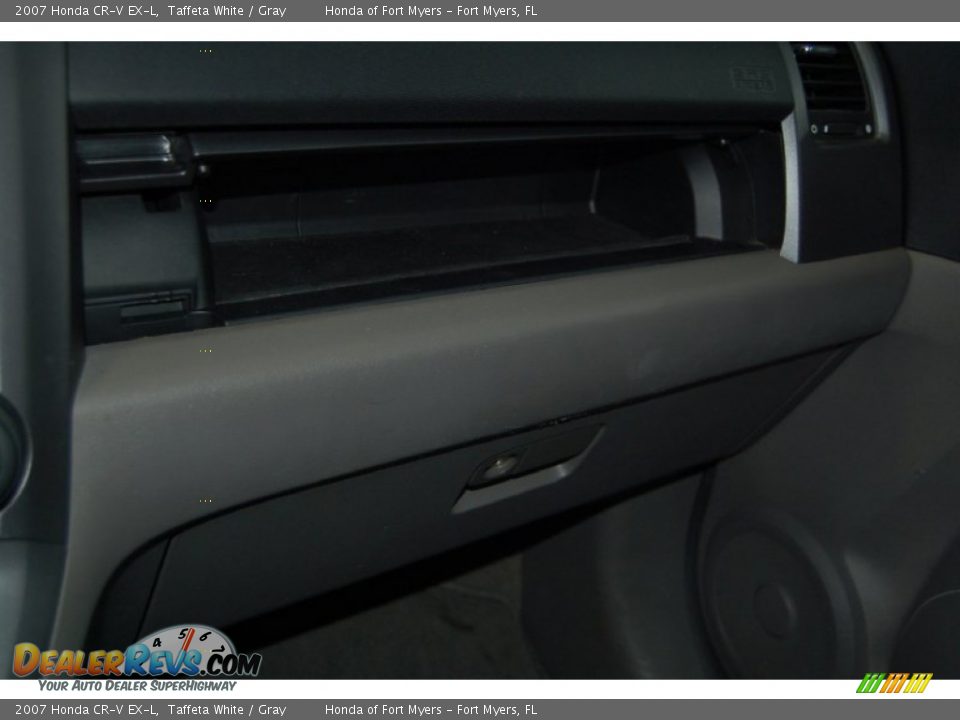 2007 Honda CR-V EX-L Taffeta White / Gray Photo #18
