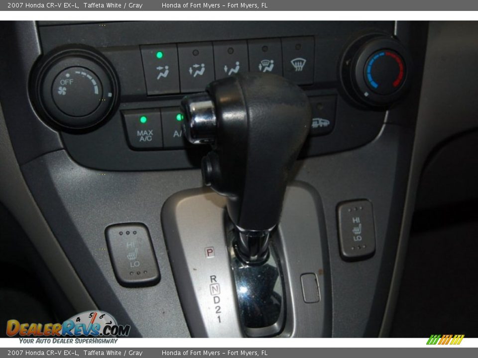 2007 Honda CR-V EX-L Taffeta White / Gray Photo #19