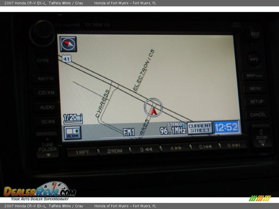 2007 Honda CR-V EX-L Taffeta White / Gray Photo #20