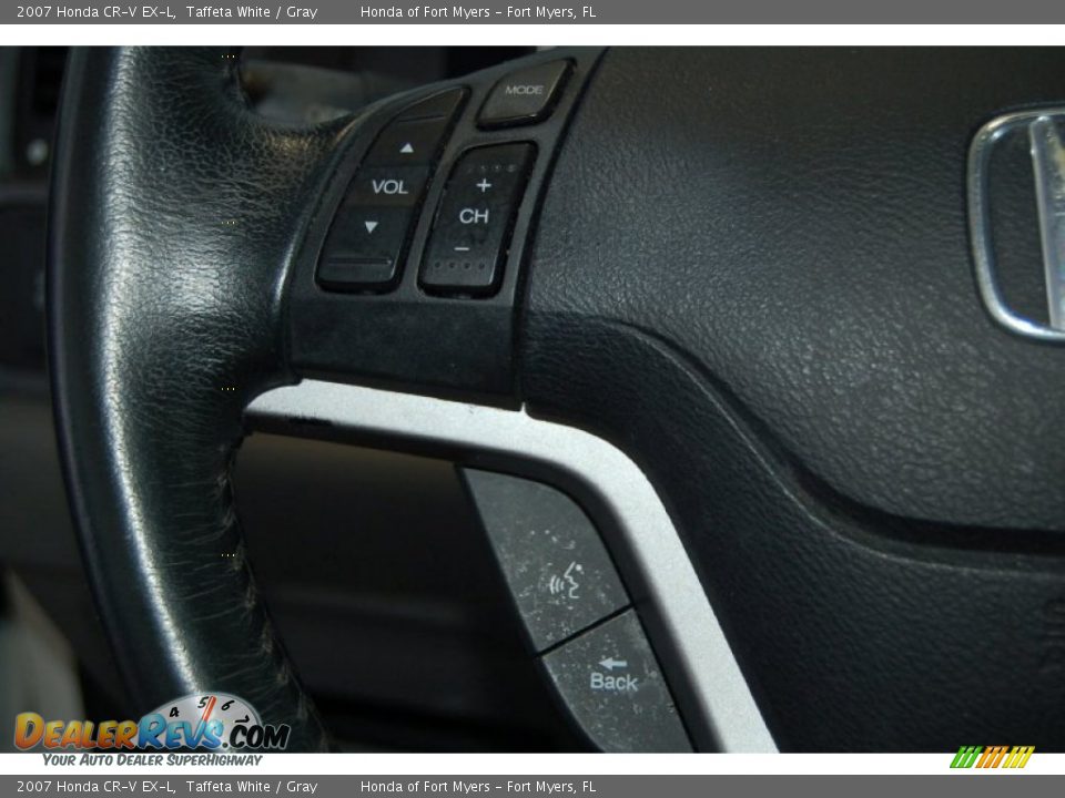 2007 Honda CR-V EX-L Taffeta White / Gray Photo #23