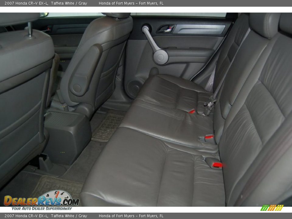 2007 Honda CR-V EX-L Taffeta White / Gray Photo #26
