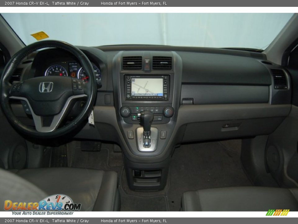 2007 Honda CR-V EX-L Taffeta White / Gray Photo #27