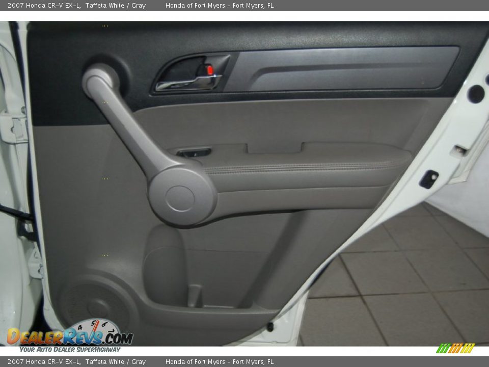 2007 Honda CR-V EX-L Taffeta White / Gray Photo #30