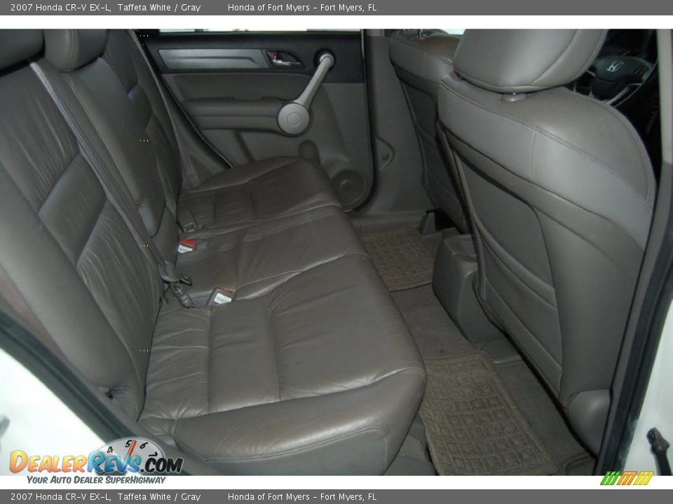 2007 Honda CR-V EX-L Taffeta White / Gray Photo #31